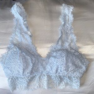 Baby blue aerie bralette
